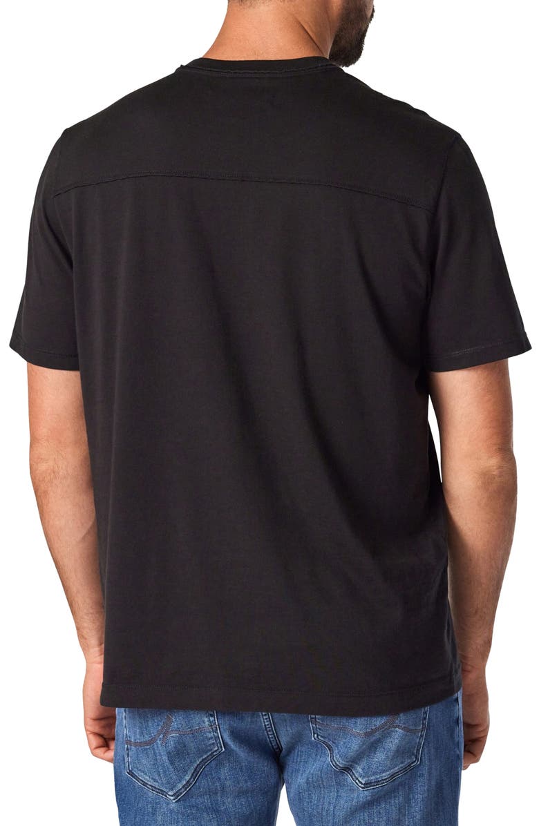 34 Heritage Deconstructed V-Neck Pima Cotton T-Shirt, Alternate, color, Black