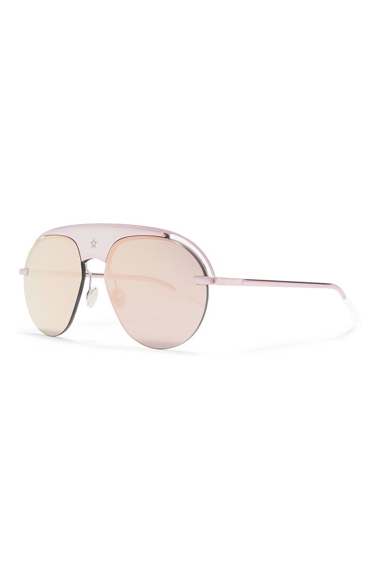 Evolution 2 60mm Aviator Sunglasses, Alternate, color, PINK