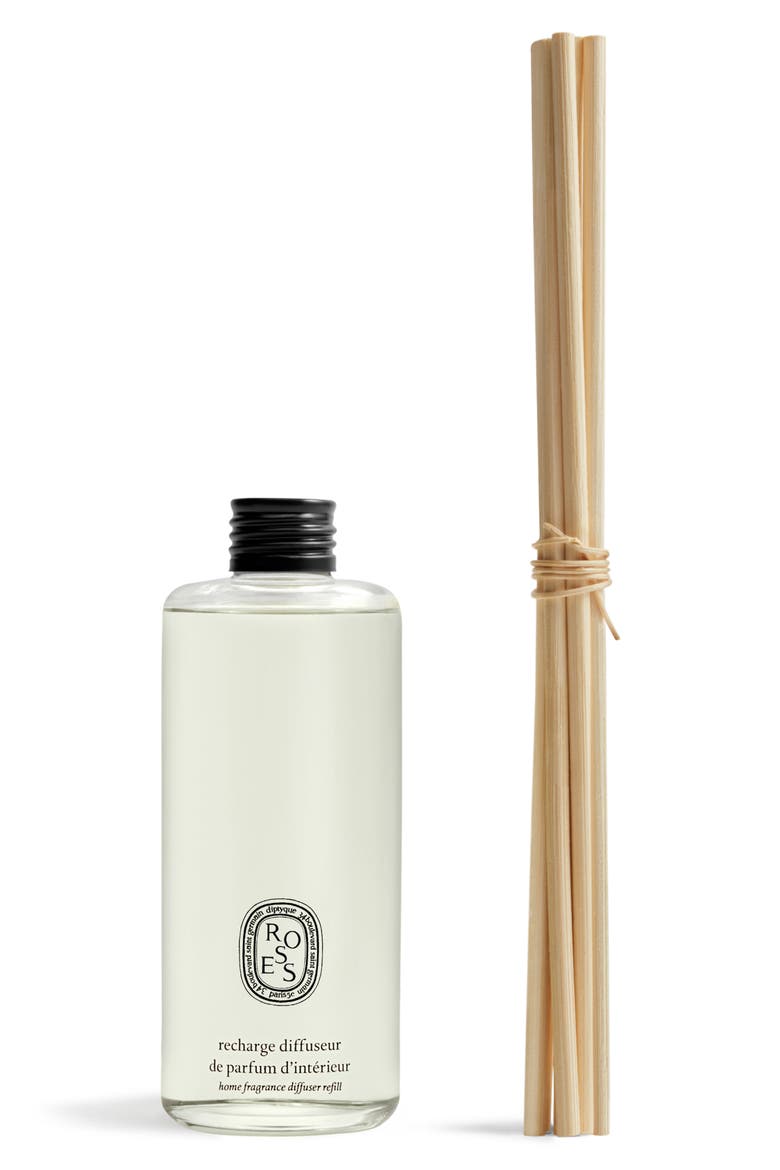 Roses Home Fragrance Reed Diffuser Refill, Main, color, NO COLOR
