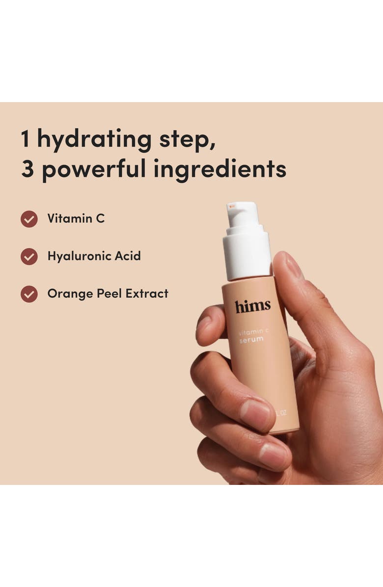 HIMS & HERS Vitamin C Serum Brightening, Balancing, Lightweight Facial Treatment, Alternate, color, Beige
