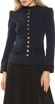 Alexia Admor Nox Button-Up Blazer