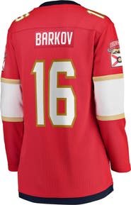 FANATICS Women's Fanatics Branded Aleksander Barkov Red Florida Panthers Home Captain Premier Breakaway Player Jersey
