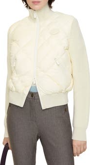 Burberry Kelsey Quilted Nylon & Knit Down Jacket