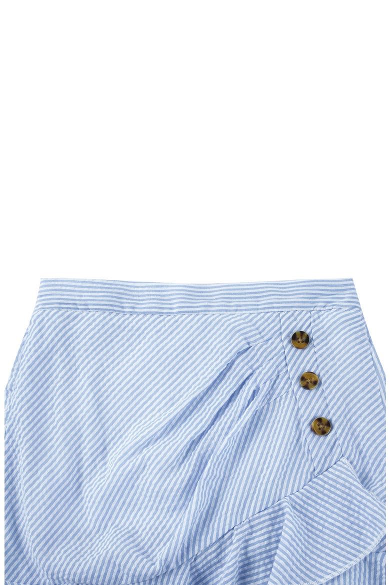 Habitual Kids Kids' Scooter Stripe Tank & Ruffle Skirt Set, Alternate, color, STRIPE