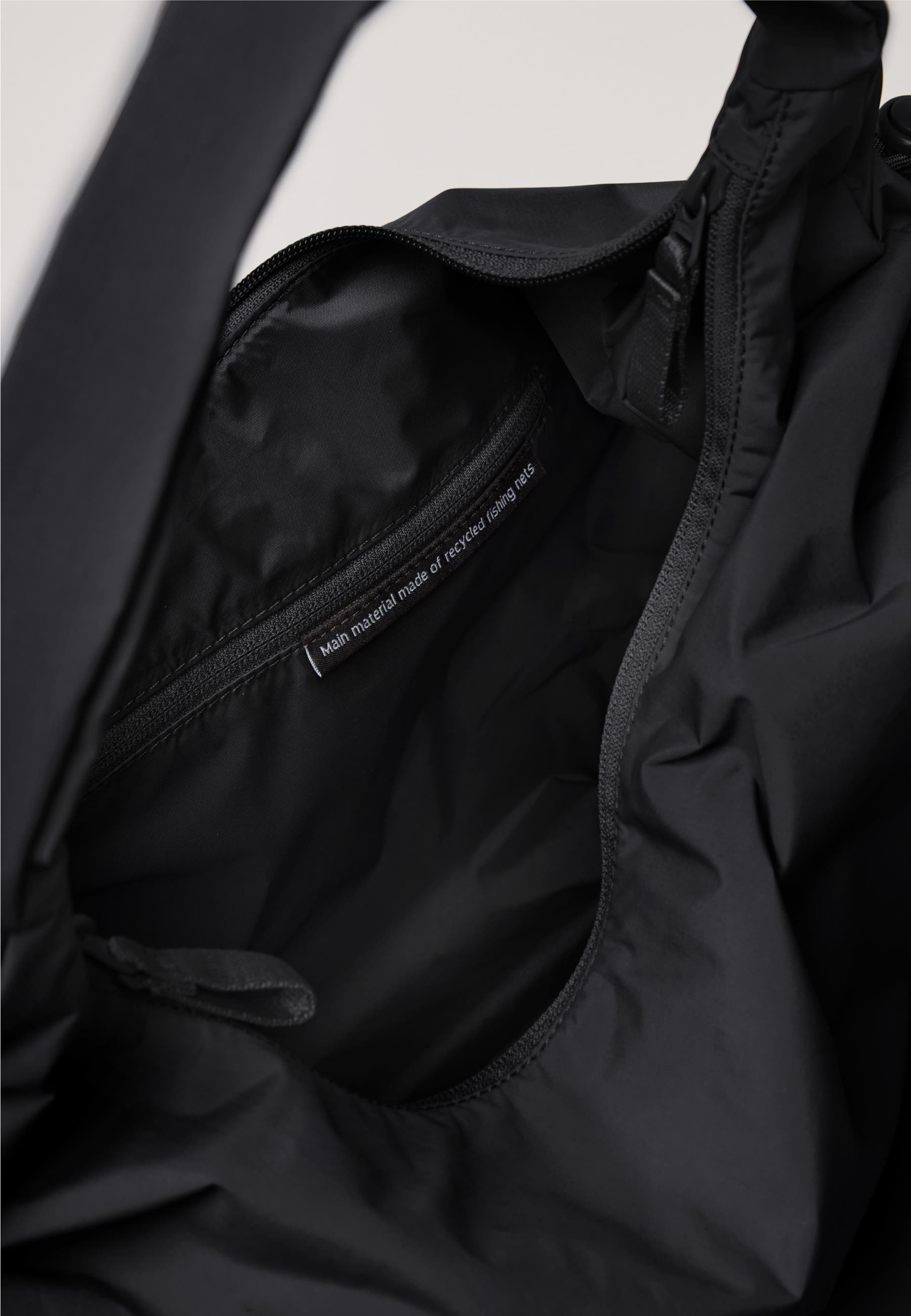 GOT BAG Mellow Bag Recycled Nylon Slouchy Hobo, Alternate, color, Black