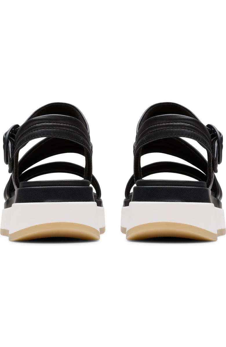 Clarks<sup>®</sup> Tuscan Sandal, Alternate, color, Black Leather