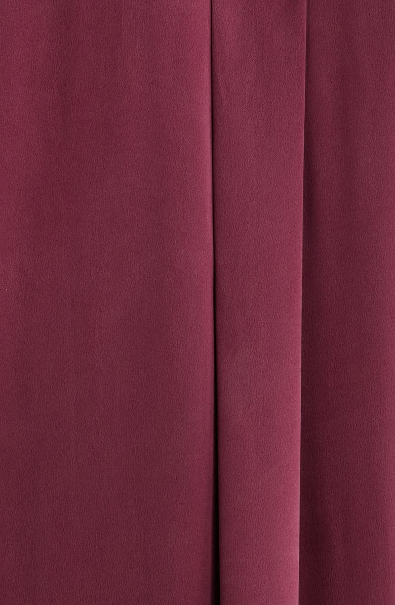 Lunya Washable Silk Sleepshirt, Alternate, color, Vintage Merlot/ Frosted Lagoon