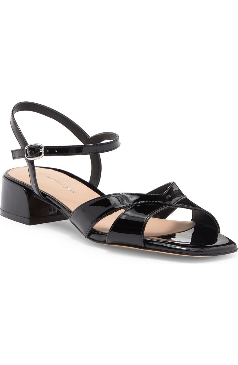 Stuart Weitzman Miami Block Heel Sandal, Main, color, Black