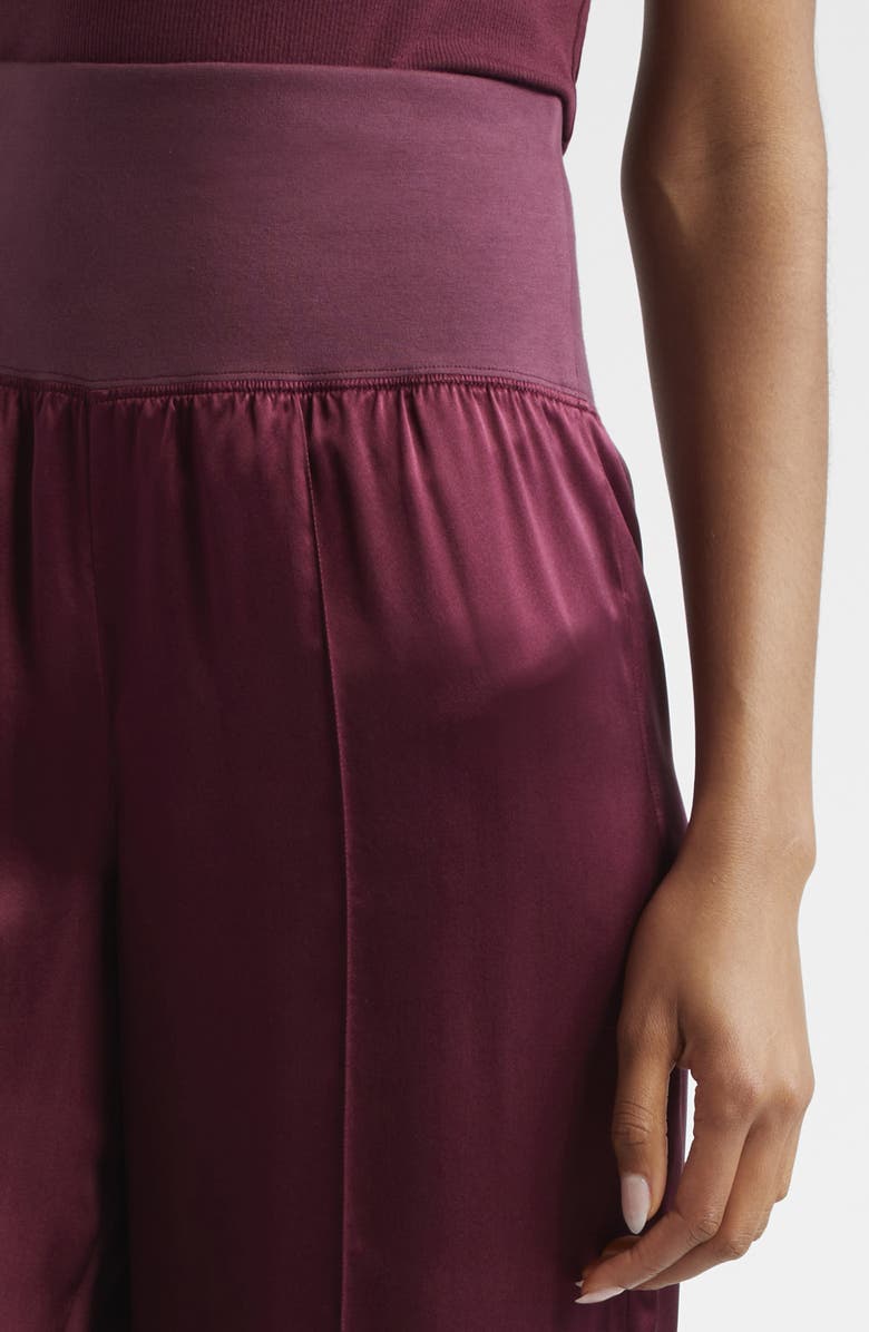 ATM Anthony Thomas Melillo Silk Charmeuse Wide Leg Pants, Alternate, color, 