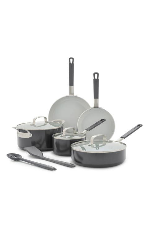 Bobby Flay Professional 10-Piece Ceramic Nonstick Cookware Set