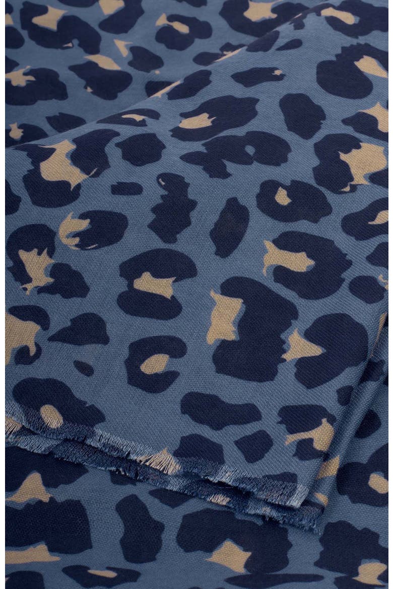 Printed Scarf, Alternate, color, Leopard