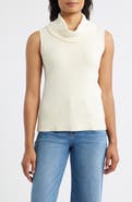 CITY BLUES Turtleneck Sleeveless Sweater