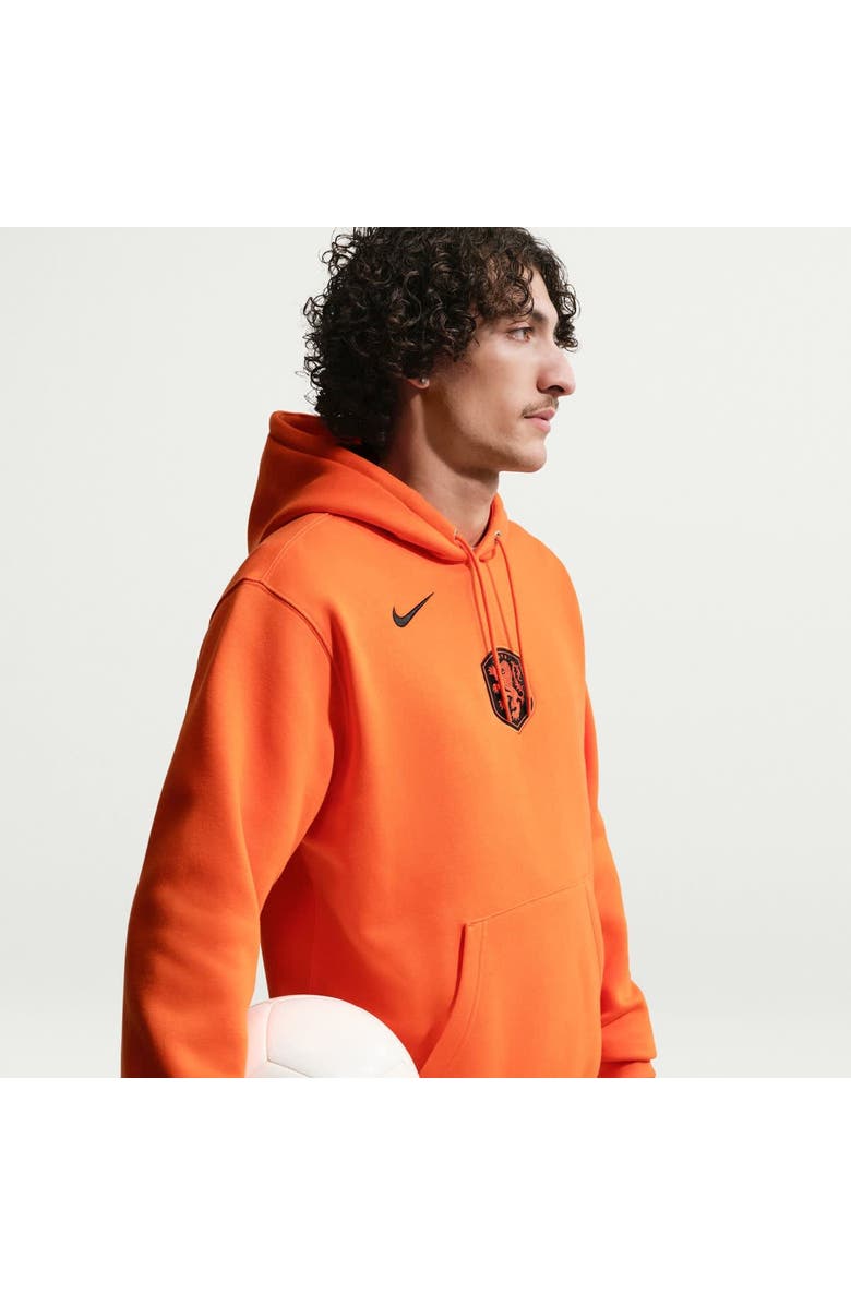 Nike Men's Nike Orange Netherlands National Team Club Hoodie, Alternate, color, Orange