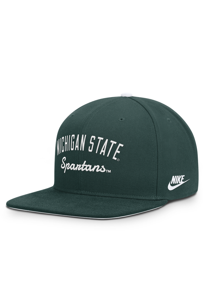 Men's Nike  Green Michigan State Spartans Legacy Snapback Hat, Main, color, Green