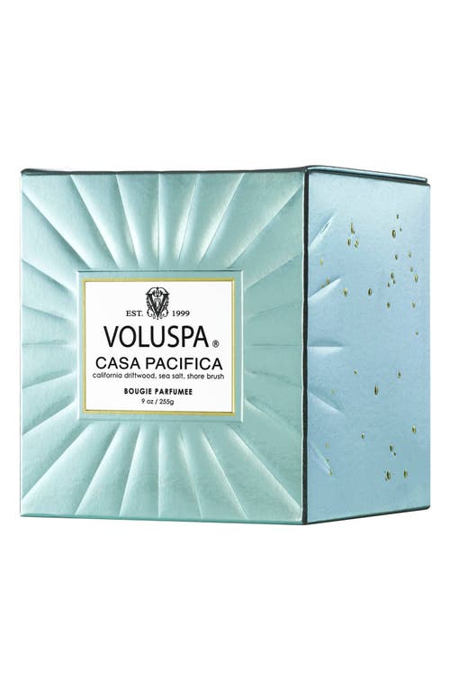 Voluspa Casa Pacifica Classic Candle In Blue