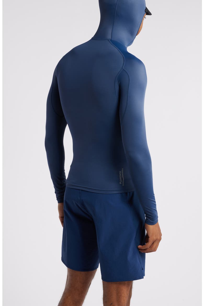 Long Sleeve Hooded Rashguard, Alternate, color, DARK NAVY