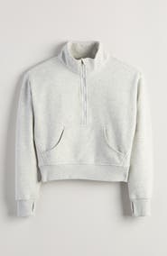 Zella Girl Kids' Cloud Fleece Half Zip Sweatshirt