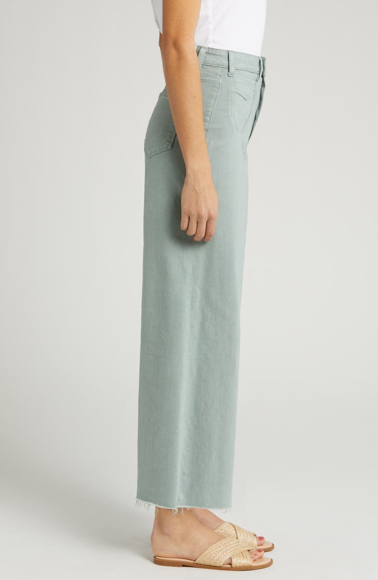 PAIGE Harper Raw Hem Wide Leg Ankle Jeans, Alternate, color,