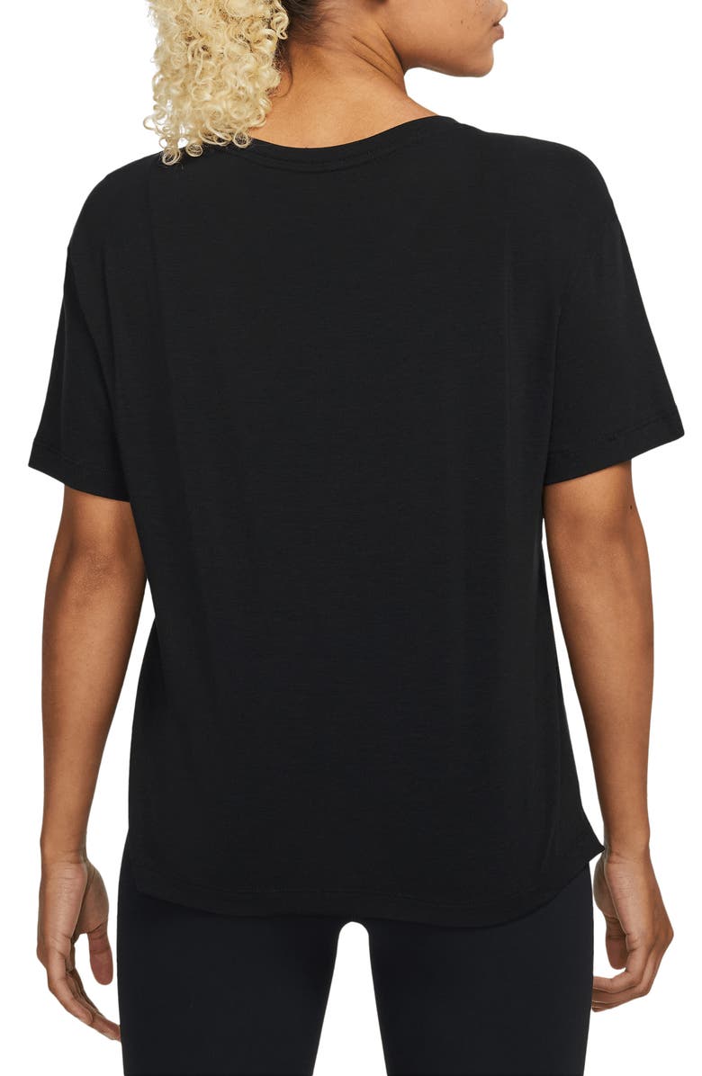 Nike Yoga Dri-FIT Short Sleeve T-Shirt, Alternate, color,