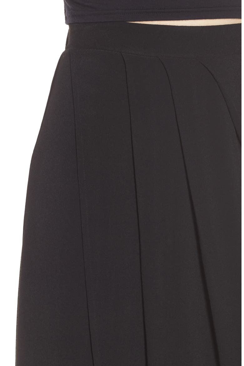 Maxi Skirt, Alternate, color, BLACK