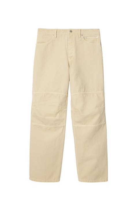 Cotton Canvas Workwear Trousers
