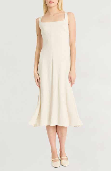 Luxely Sleeveless A-Line Dress