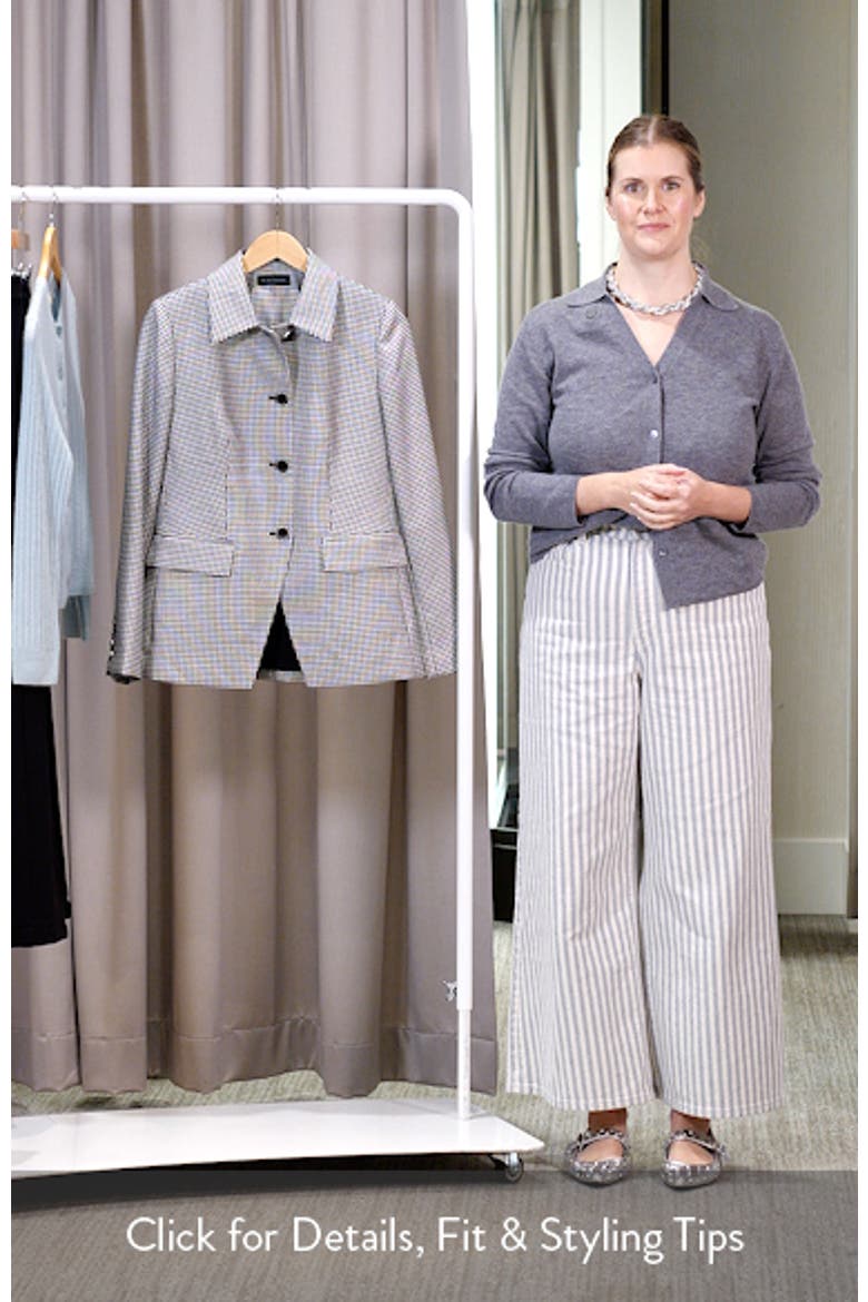 The Greta Check Wool Blend Jacket video