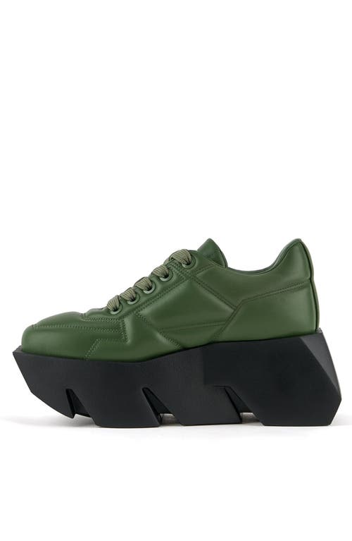 United Nude Bull Puffy Sneaker In Green