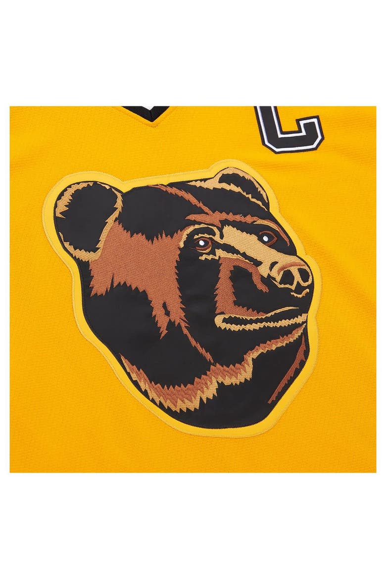 Men's Mitchell & Ness Ray Bourque Gold Boston Bruins Big & Tall 1996-97 Blue Line 2.0 Jersey, Alternate, color, Gold