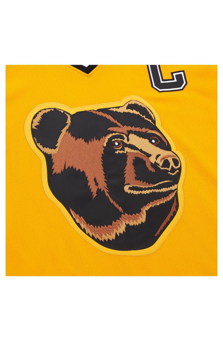 Mitchell & Ness Men's Mitchell & Ness Ray Bourque Gold Boston Bruins Big & Tall 1996-97 Blue Line 2.0 Jersey, Alternate, color, Gold