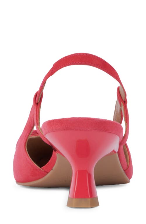 Aquatalia Arabella Kitten Heel Slingback Pump In Pink