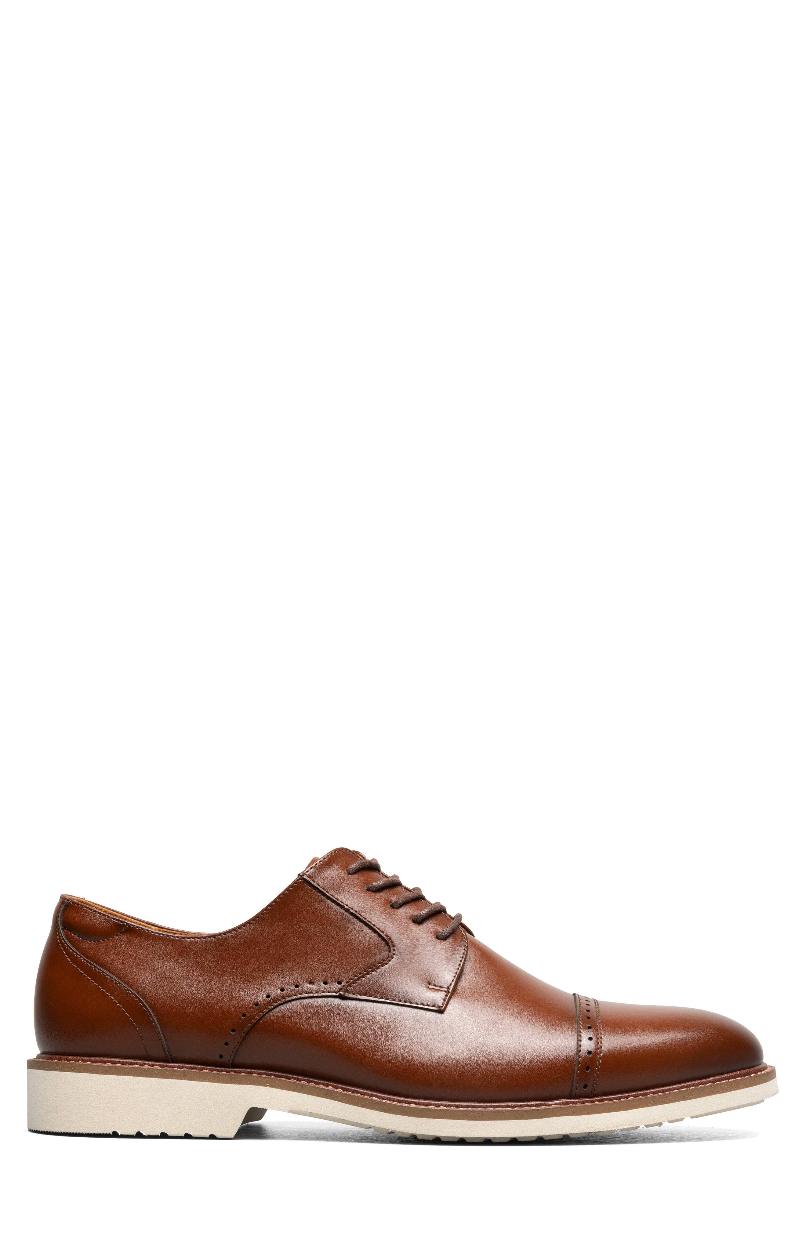 Vogel Cap Toe Derby, Alternate, color, COGNAC
