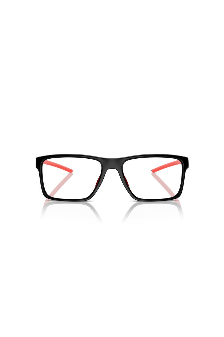 54mm Rectangle optical glasses, Alternate, color, Black