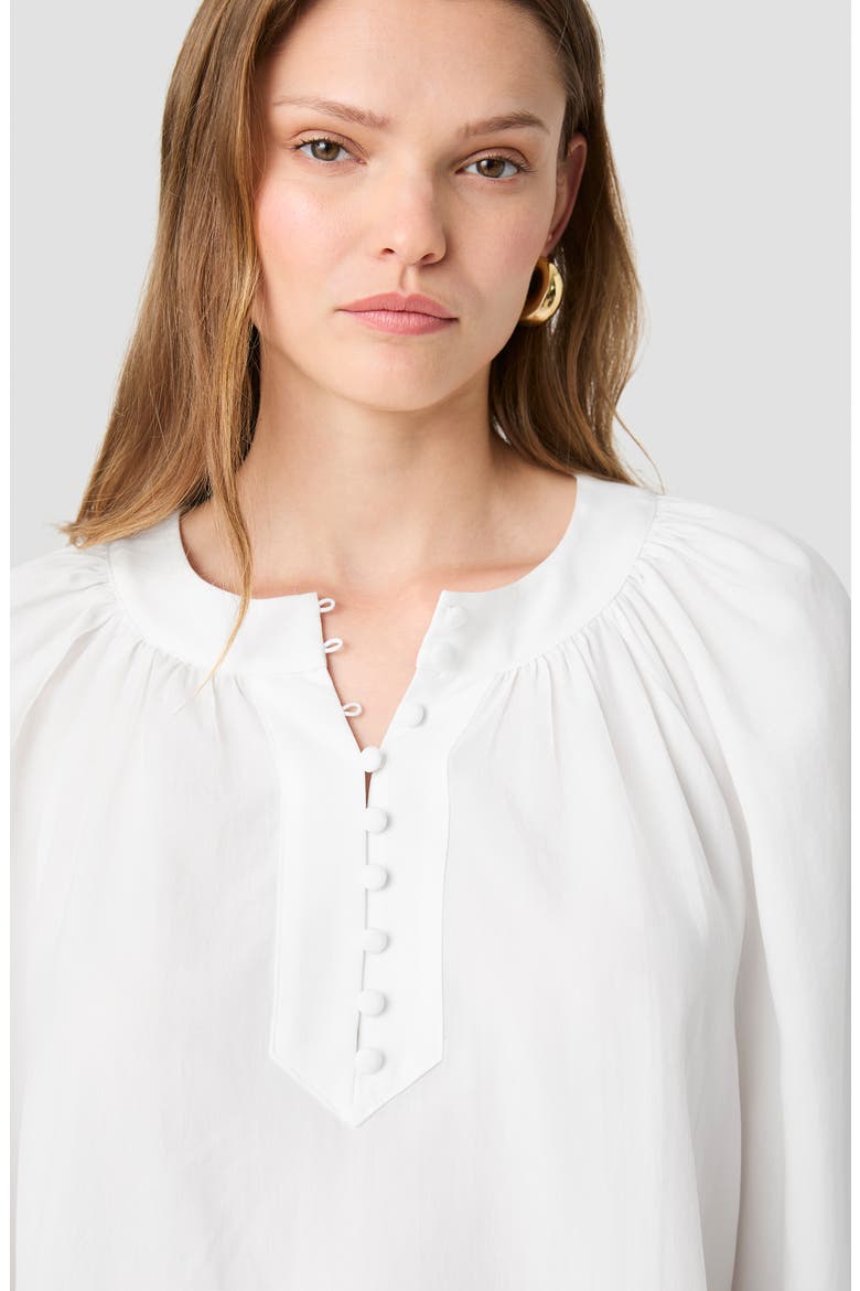 Half Placket Shirt, Alternate, color, WINTER WHITE