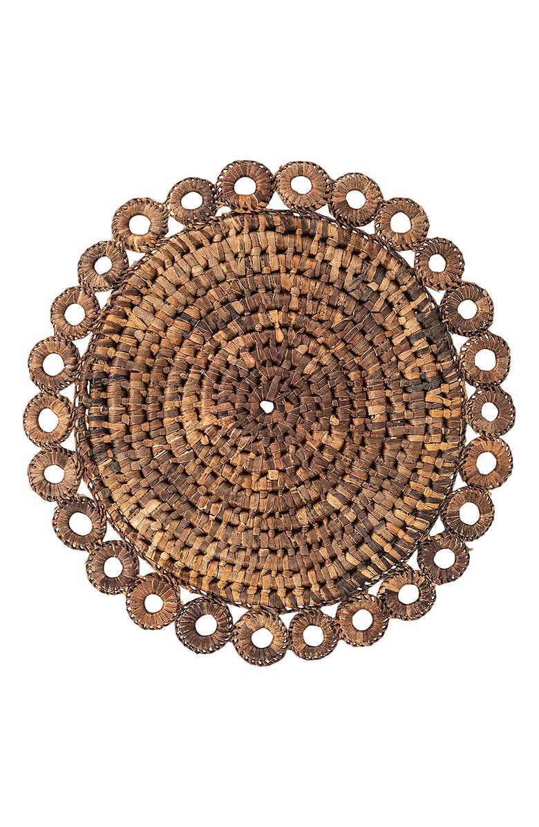 Juliska Rustic Ring Set of 4 Placemats, Alternate, color, Natural