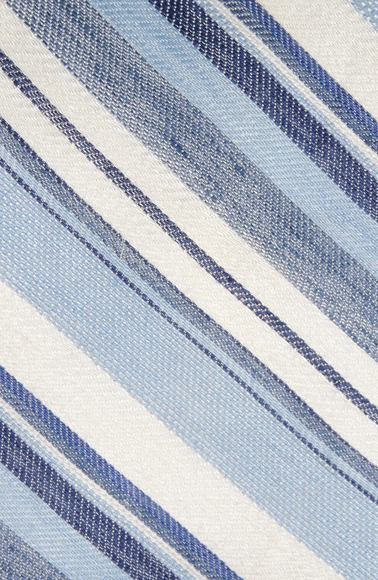 Nordstrom Ombré Chambray Stripe Silk Tie, Alternate, color, 