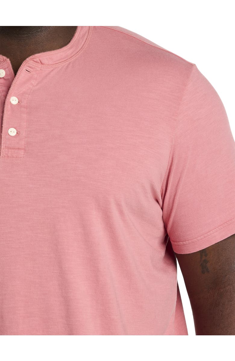 Faherty Sunwashed Henley T-Shirt, Alternate, color, Faded Flag