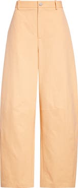 PARTOW Barrow High Waist Cotton Barrel Leg Pants