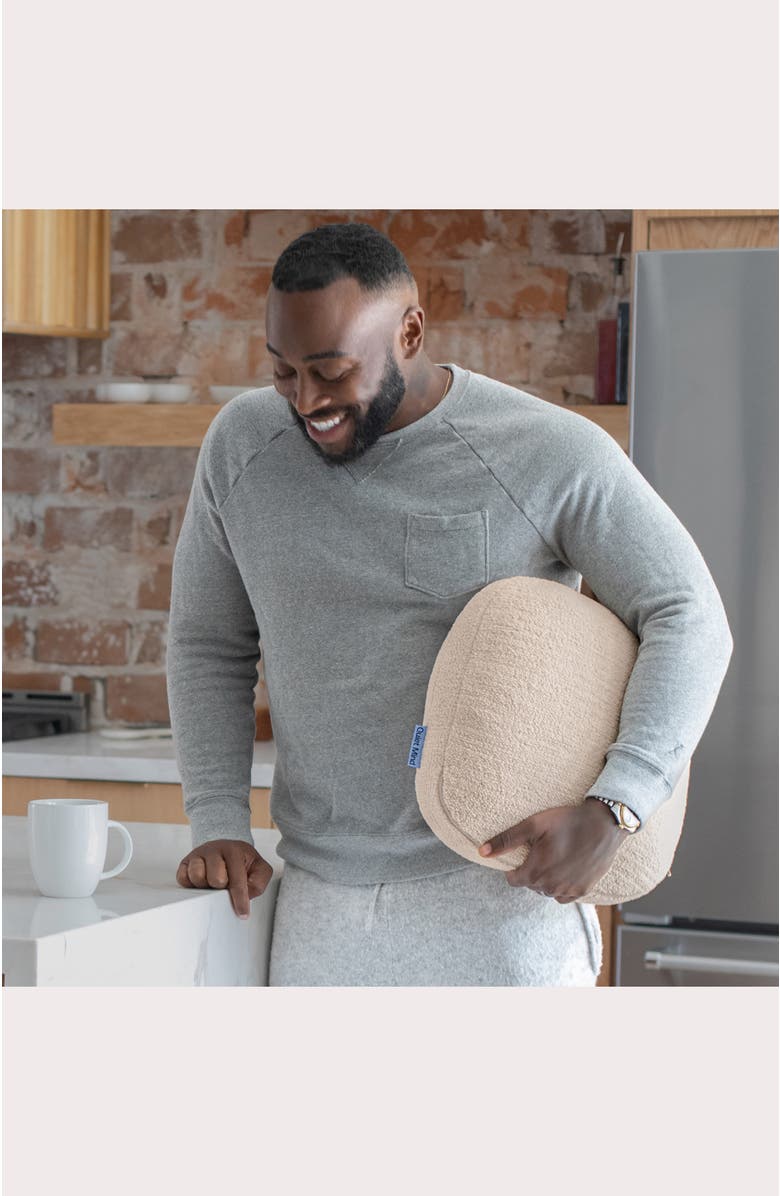 Quiet Mind The Original Weighted Pillow, Alternate, color, Cashew