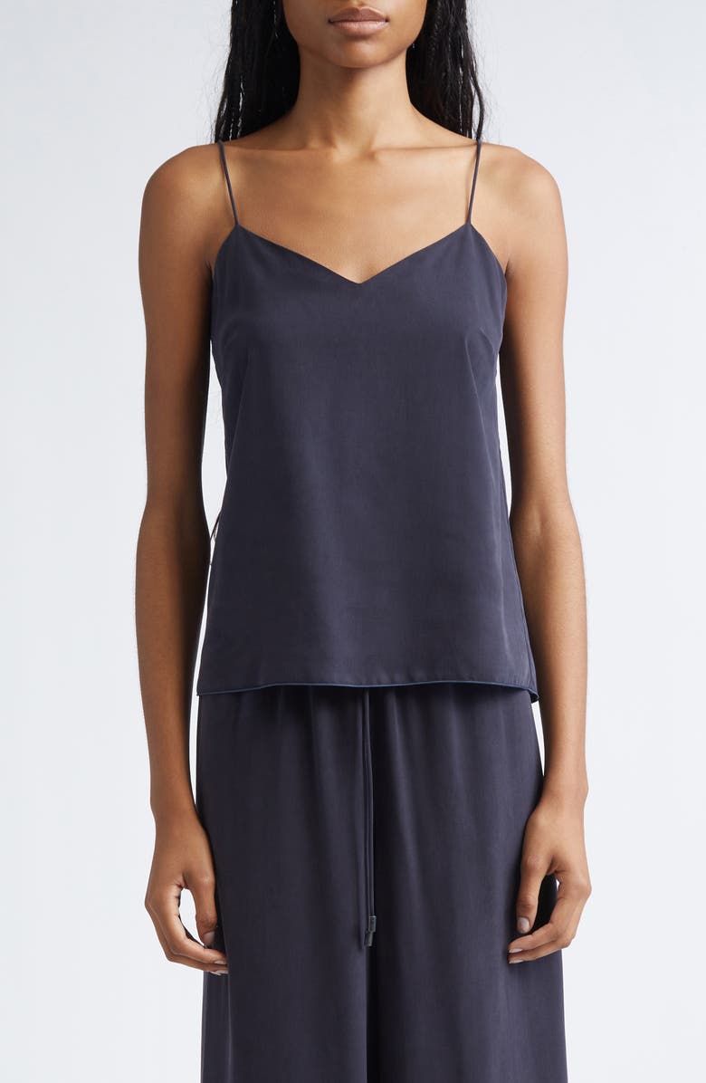 Max Mara Unghia Silk Camisole, Main, color, Ultramarine