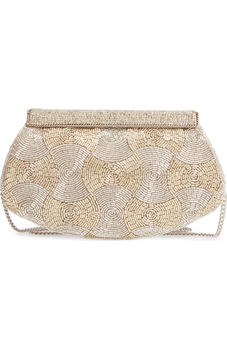 Nordstrom Rivoli Beaded Clutch, Main, color,