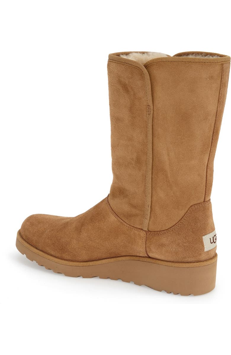 UGG<sup>®</sup> Amie - Classic Slim<sup>™</sup> Water Resistant Short Boot, Alternate, color,