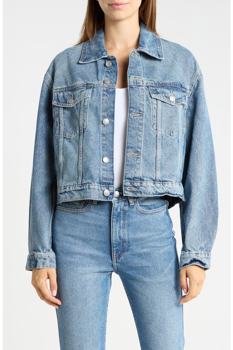 Jodie Denim Jacket, Main, color, SALT LAKE