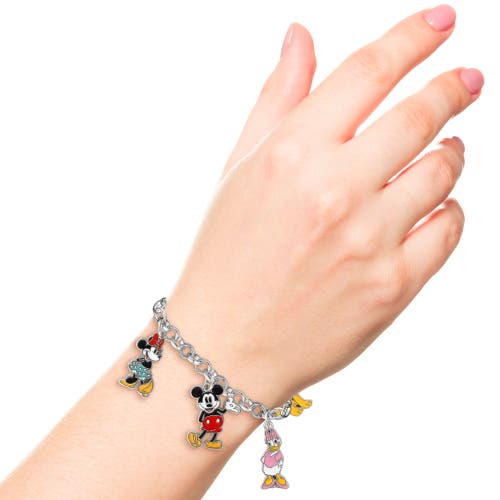 Disney Character Charm Bracelet In Metallic