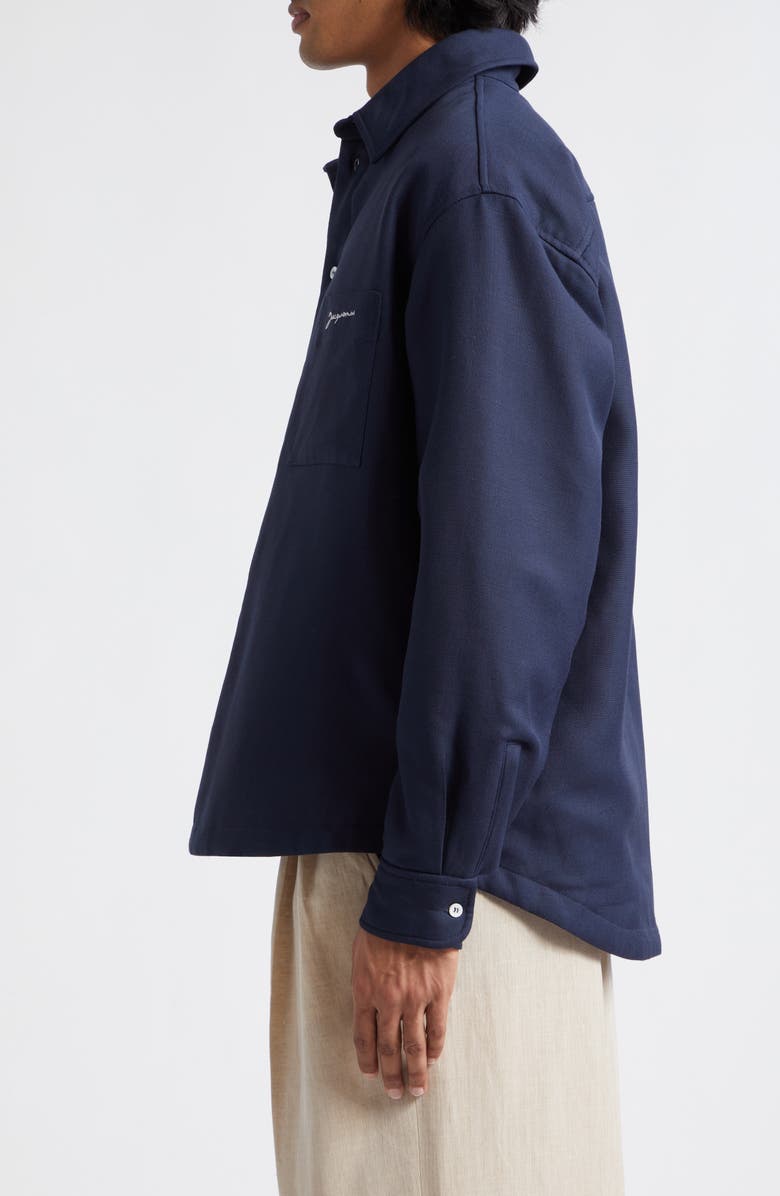 Jacquemus La Chemise Boulanger Padded Overshirt, Alternate, color,