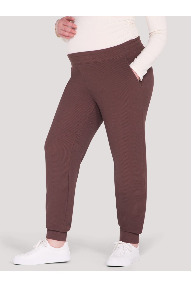 Under the Belly Cozy Jogger, Alternate, color, French Roast