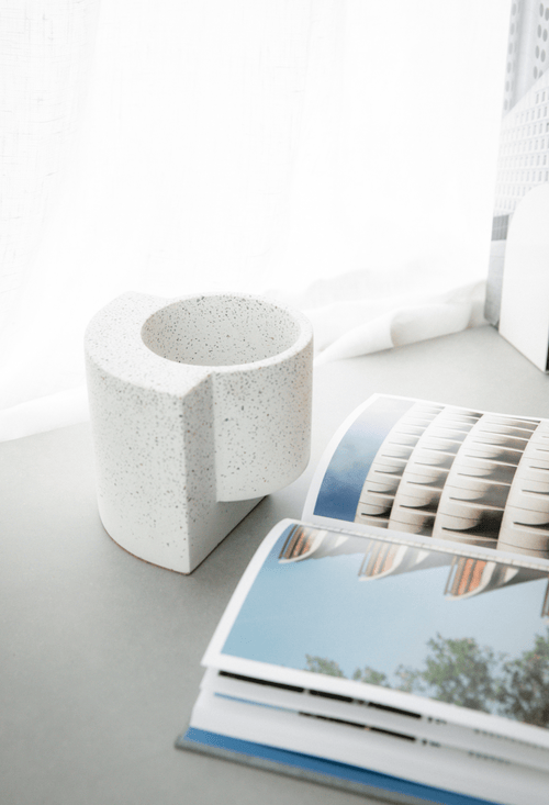Tortuga Forma Platform Planter Concrete In Gray
