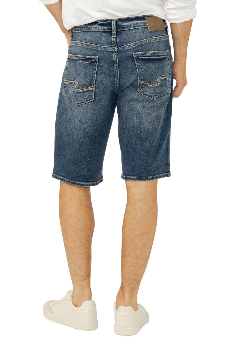 Silver Jeans Co. Gordie Relaxed Fit Denim Shorts, Alternate, color, 
