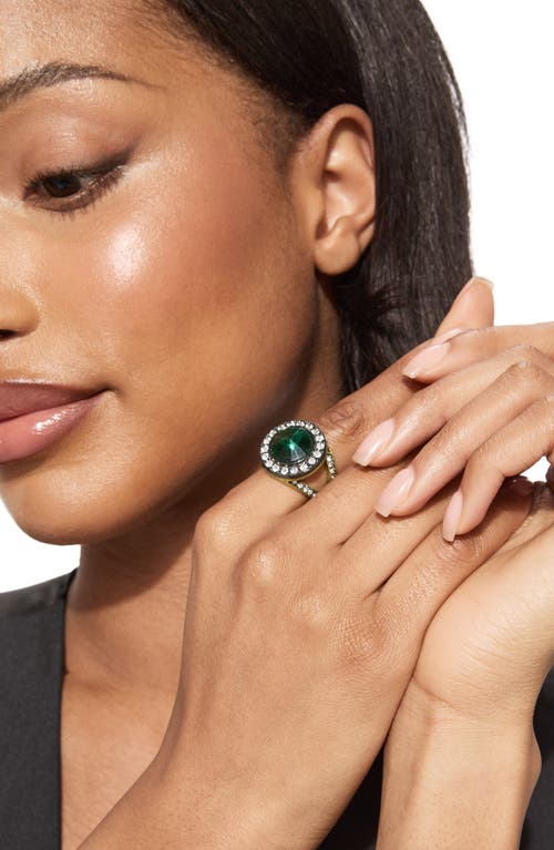 Kurt Geiger London Octavia Cocktail Ring In Gold