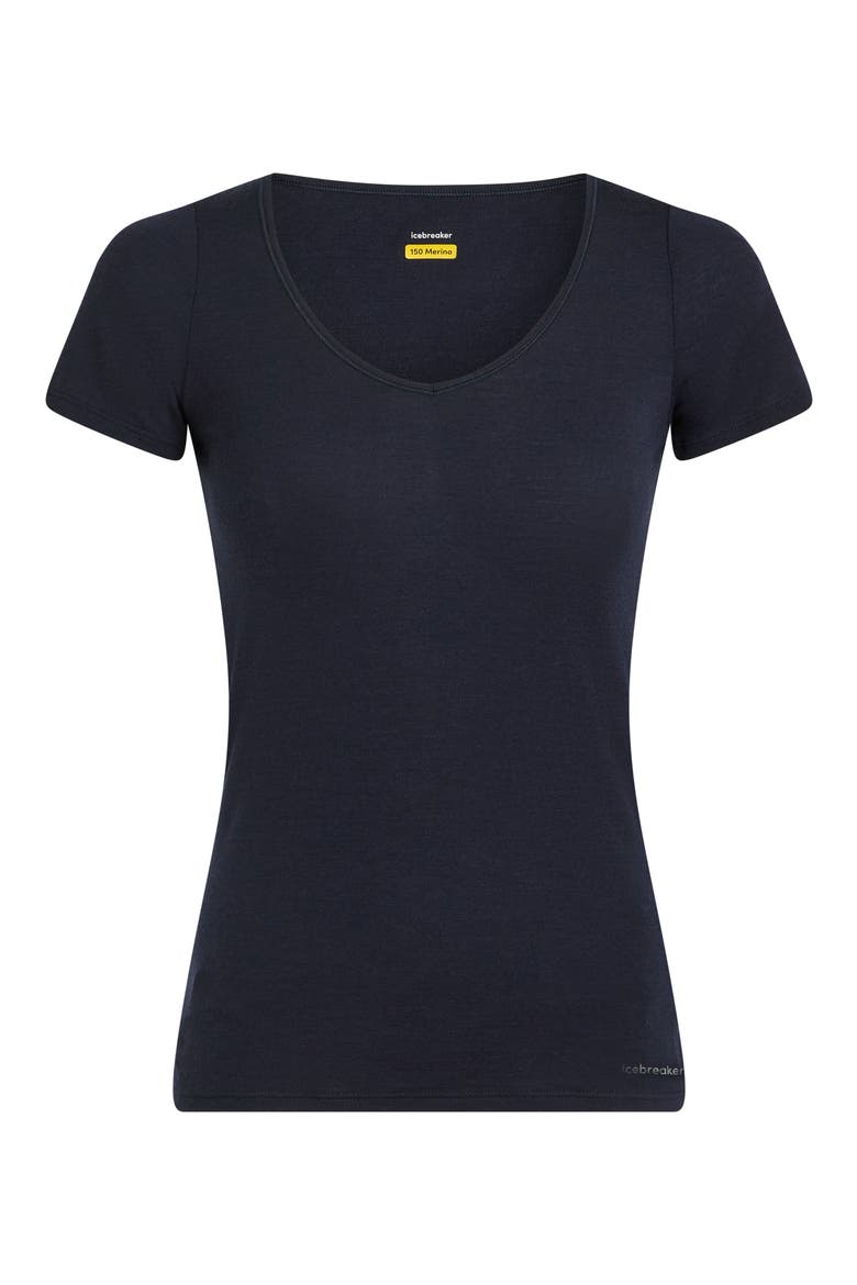 Siren Merino Wool Blend T-Shirt, Alternate, color, MIDNIGHT NAVY
